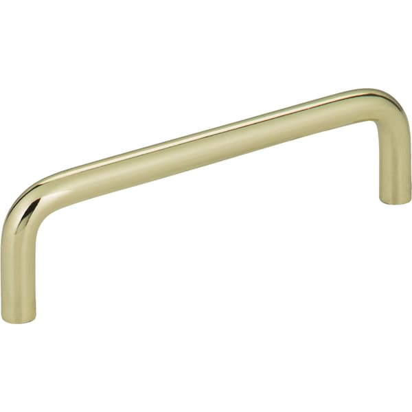 Elements 4" Center-to-Center Polished Brass Torino Cabinet Wire Pull S271-4PB - main